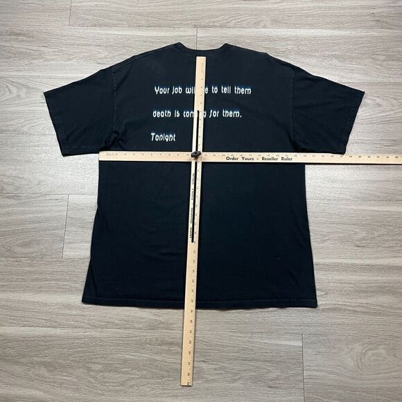 Vintage Shirt Mens Extra Large Black The Crow Movie Promo Brandon Lee 90s - Picture 6 of 8